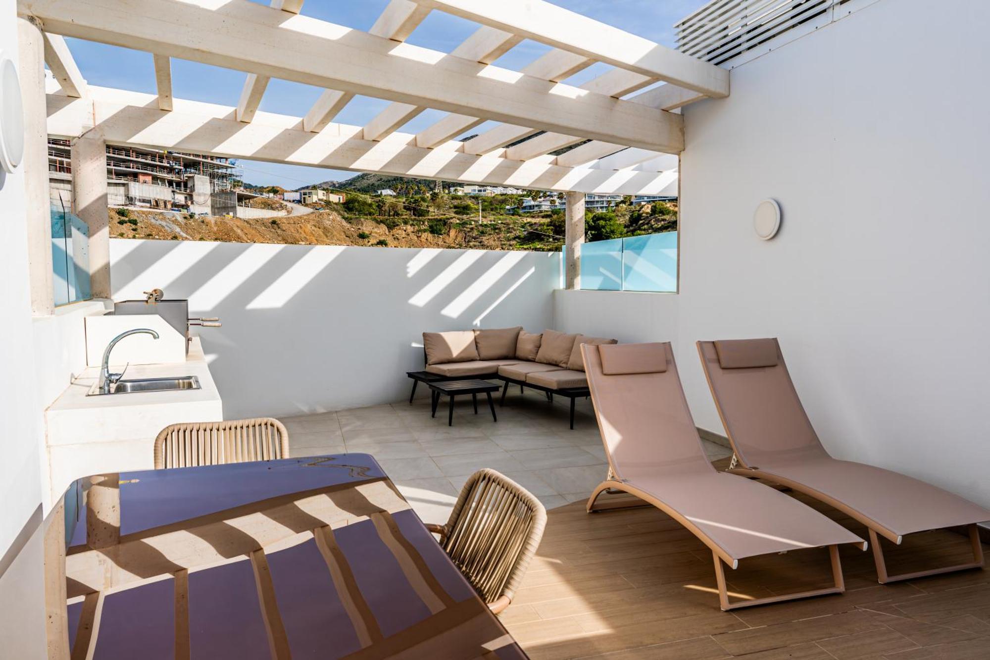 Apartamento Panoramic Seaview Penthouse The Wave Fuengirola Exterior foto